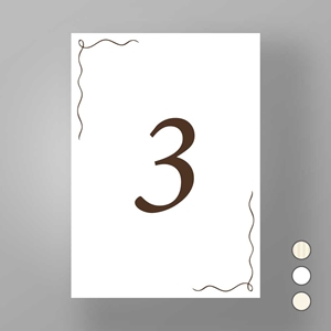 Show details for Marylebone Muse - Table Numbers