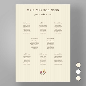 Show details for Marylebone Muse - Table Plan