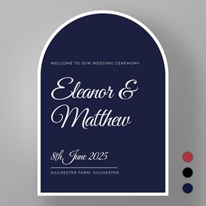 Show details for Modern Archway - Welcome Board