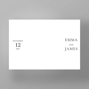 Show details for Kensington Edit - Gatefold Wedding Invite