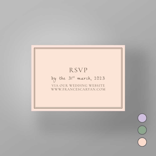 Show details for Soho Soirée -  RSVP Card