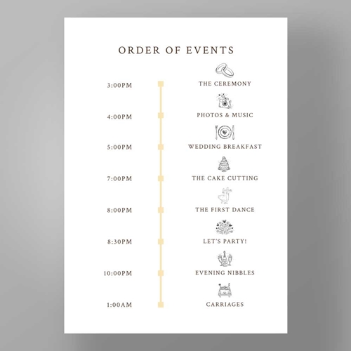 Show details for Golden Petals - Order of the day