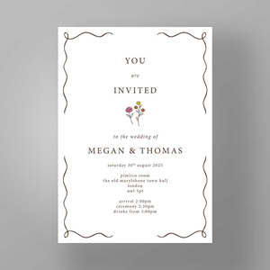 Show details for Maryleybone Muse - Wedding Invite