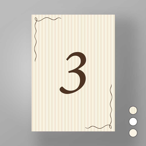 Show details for Marylebone Muse - Table Numbers