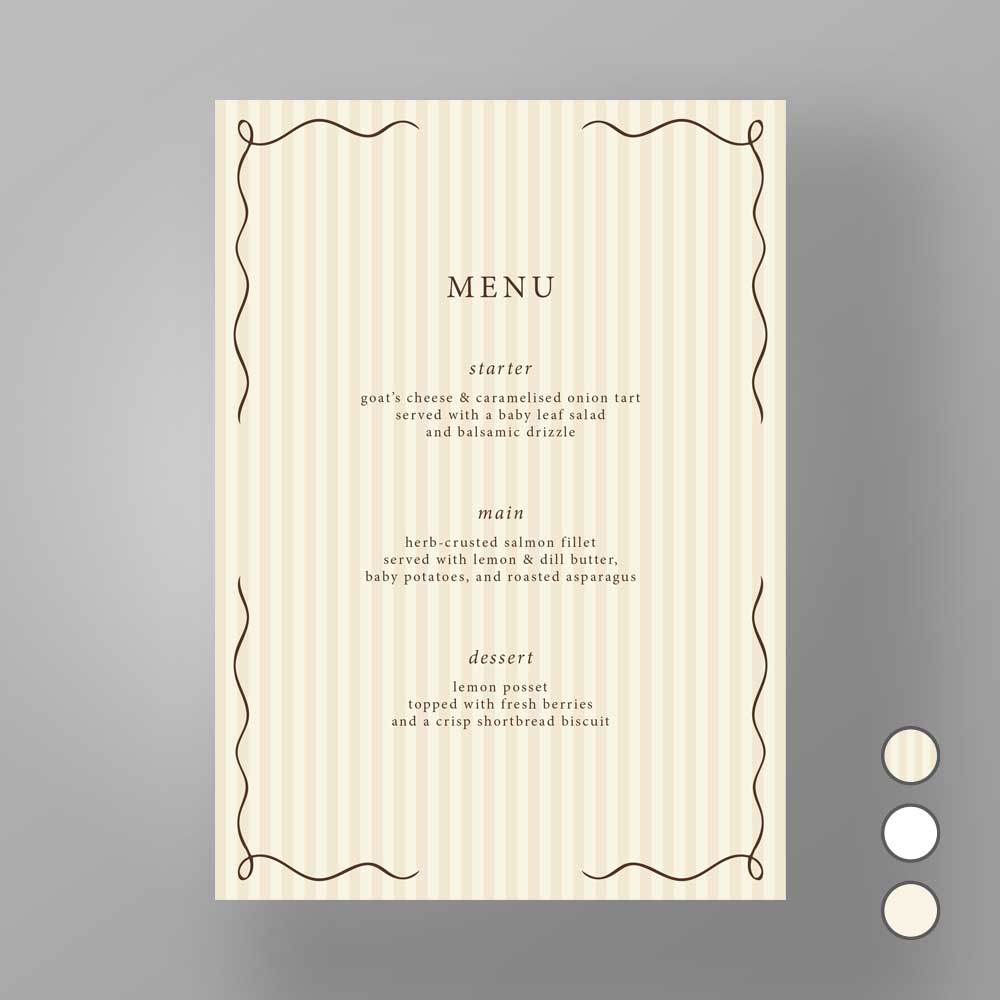 Show details for Marylebone Muse - Menus