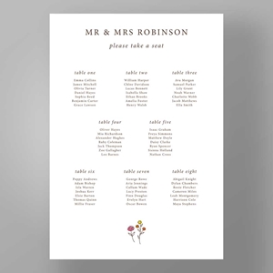 Show details for Maryleybone Muse - Table Plan