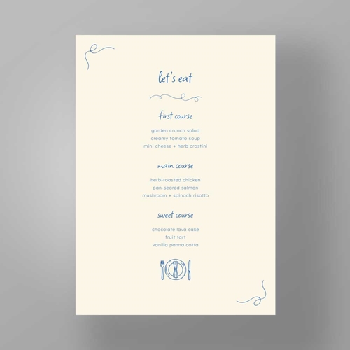 Show details for Belgravia Bloom - Menus