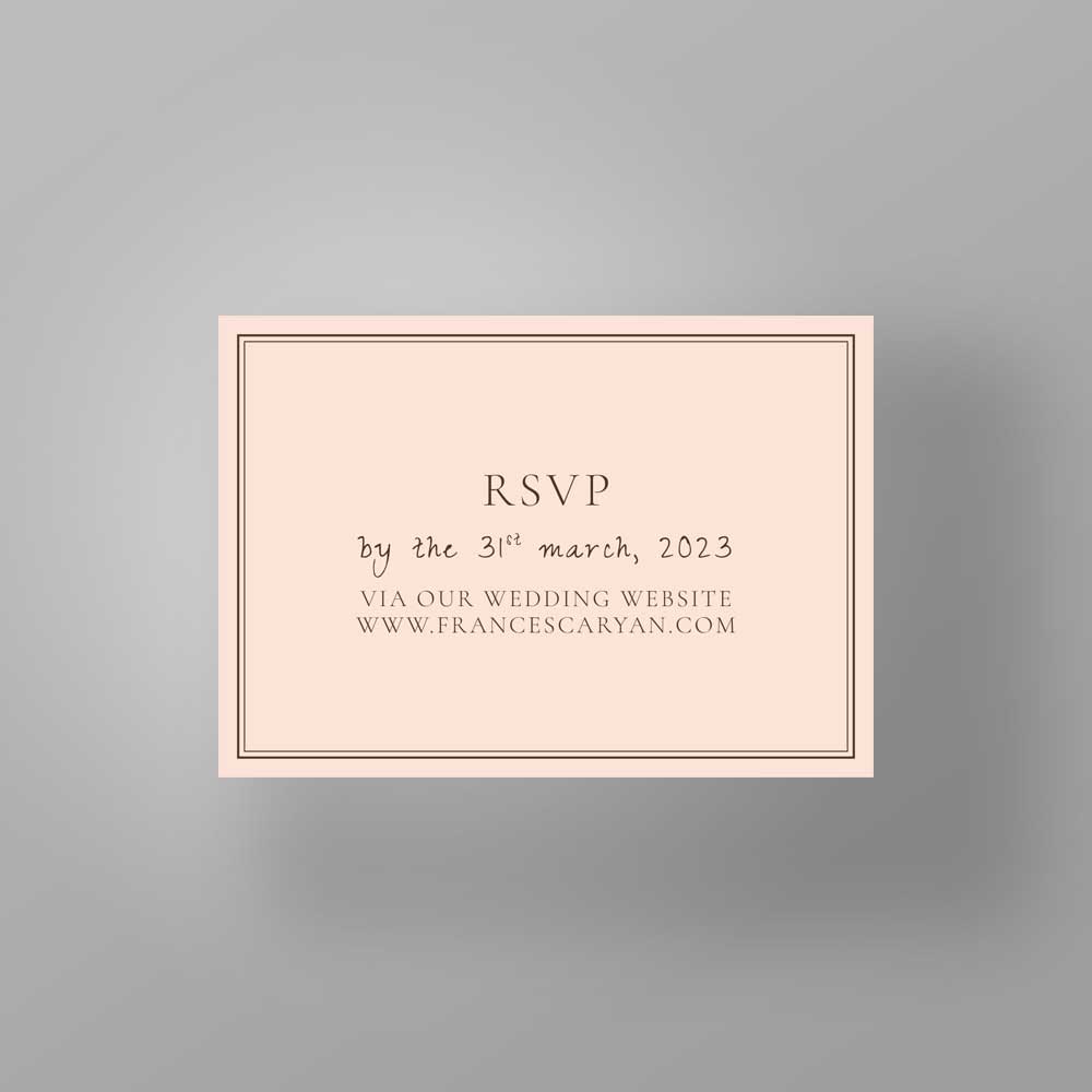 Show details for Soho Soirée -  RSVP Card