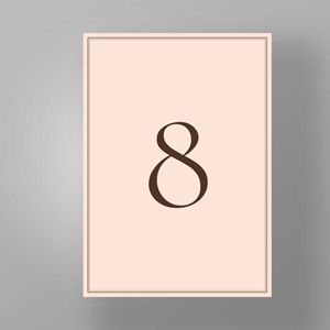 Show details for Soho Soirée - Table Numbers