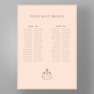 Show details for Soho Soirée - Table Plan