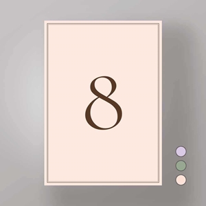 Show details for Soho Soirée - Table Numbers