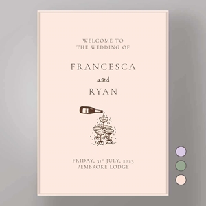 Show details for Soho Soirée - Welcome Board