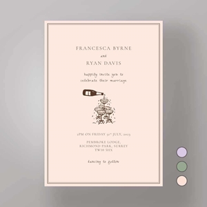 Show details for Soho Soirée - Wedding Invite