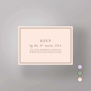 Show details for Soho Soirée -  RSVP Card