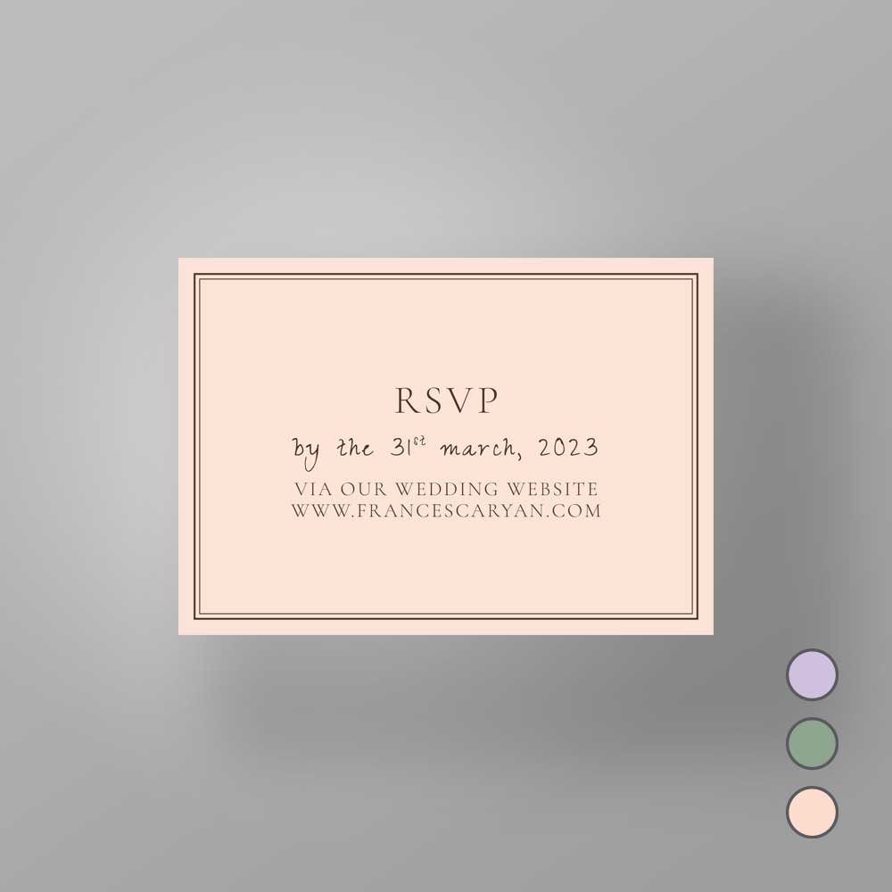Show details for Soho Soirée -  RSVP Card