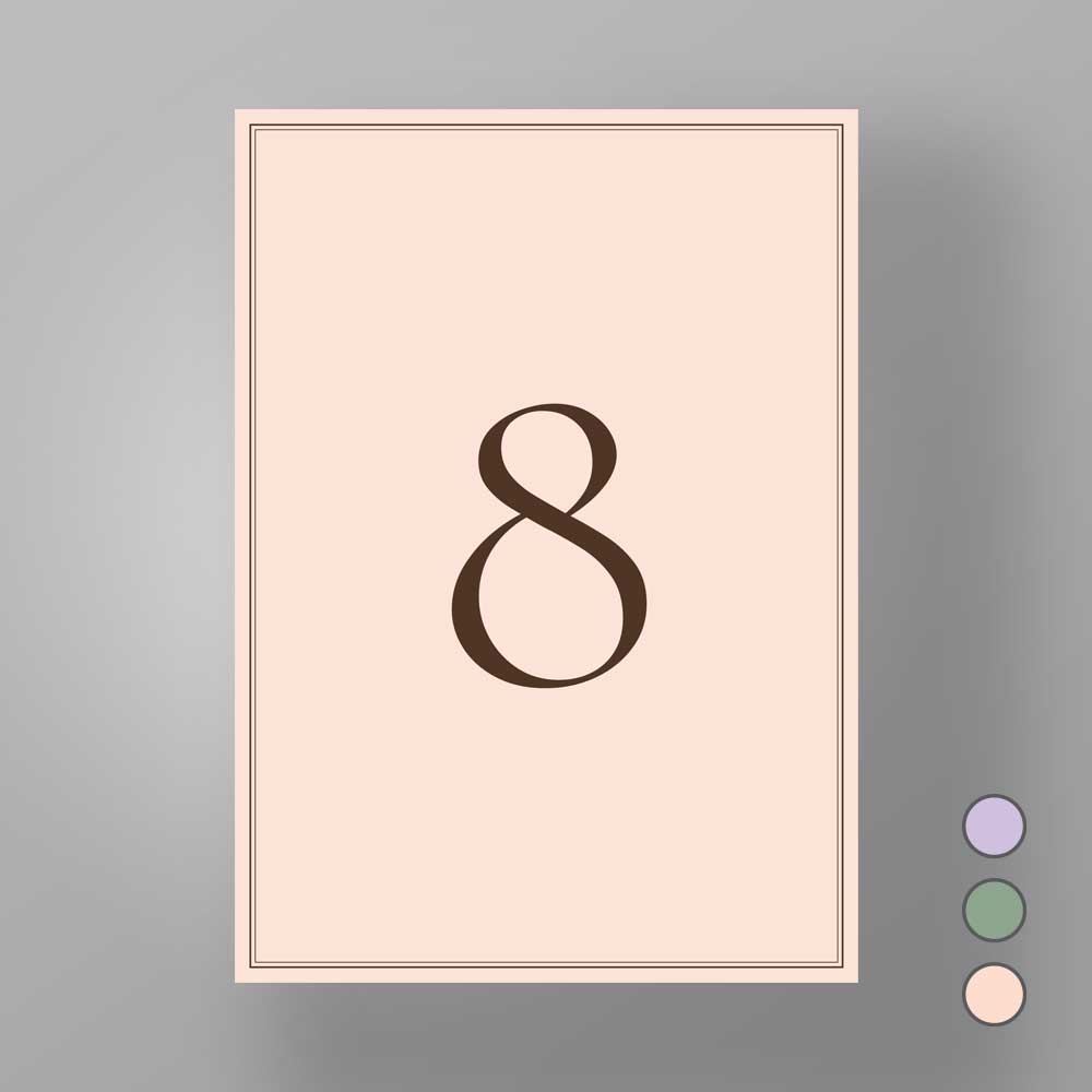 Show details for Soho Soirée - Table Numbers