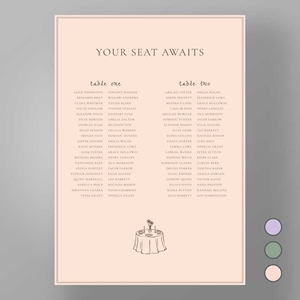 Show details for Soho Soirée - Table Plan