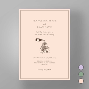 Show details for Soho Soirée - Wedding Invite