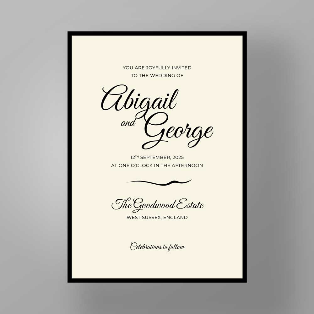 Show details for Mayfair Manor - Wedding Invite