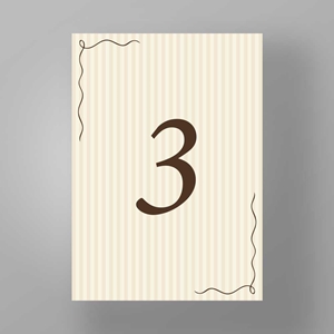 Show details for Maryleybone Muse - Table Numbers