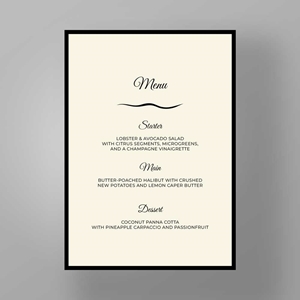 Show details for Mayfair Manor - Menus