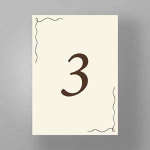 Show details for Maryleybone Muse - Table Numbers