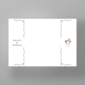 Show details for Marylebone Muse - Gatefold Wedding Invite