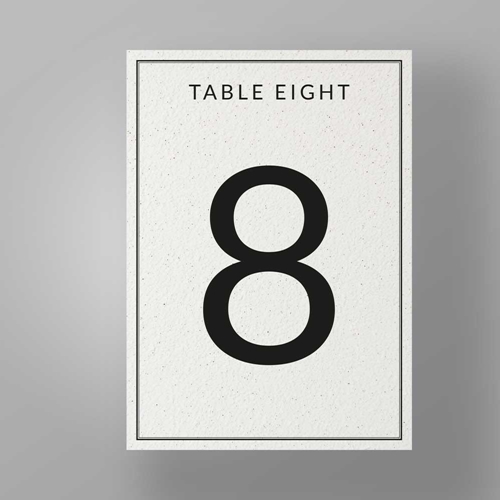 Show details for Granite Luxe - Table Numbers