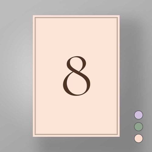 Show details for Soho Soirée - Table Numbers