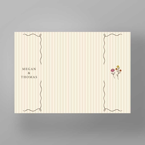 Show details for Marylebone Muse - Gatefold Wedding Invite