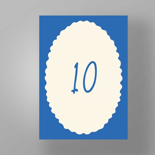 Show details for Belgravia Bloom - Table Numbers