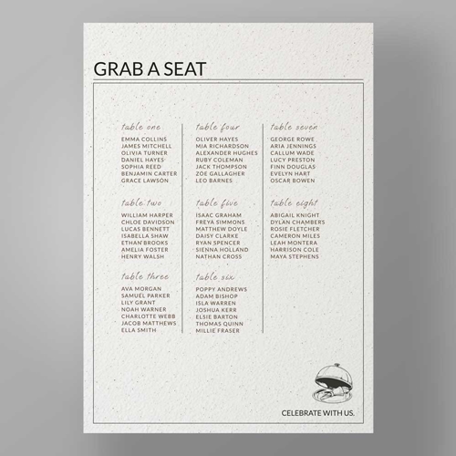 Show details for Granite Luxe - Table Plan