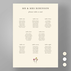 Show details for Marylebone Muse - Table Plan