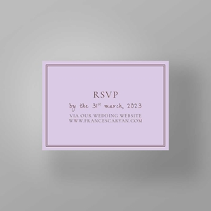 Show details for Soho Soirée -  RSVP Card