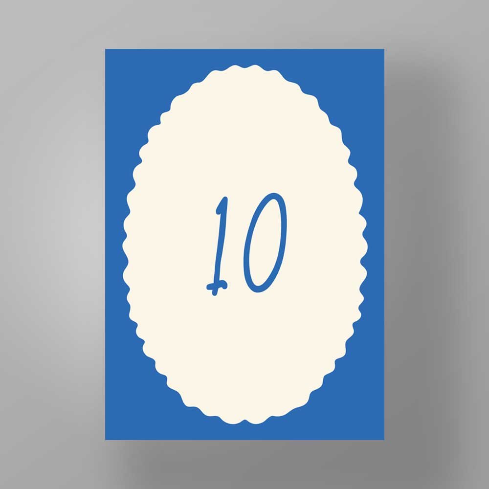 Show details for Belgravia Bloom - Table Numbers