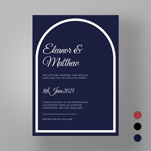 Show details for Modern Archway - Wedding Invite