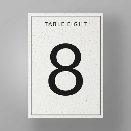 Show details for Granite Luxe - Table Numbers