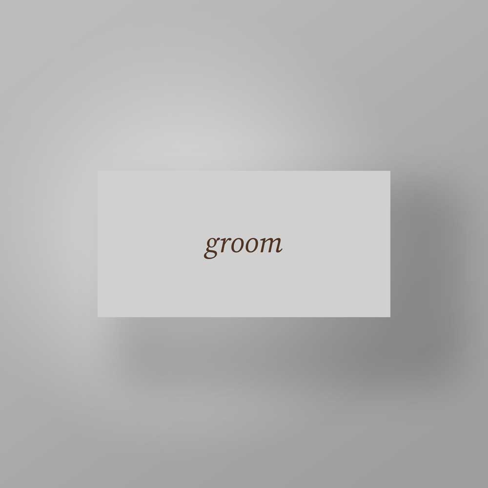Show details for Monochrome Romance - Place Card Names