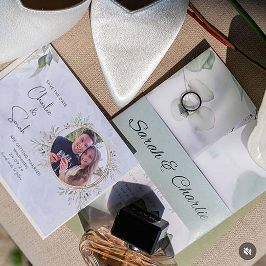 Sarah and Charlie Wedding Stationery