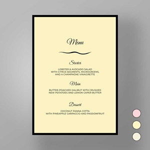 Show details for Mayfair Manor - Menus