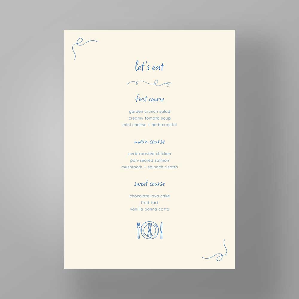 Show details for Belgravia Bloom - Menus