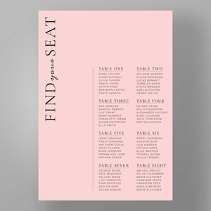 Show details for Kensington Edit - Table Plan