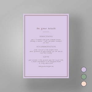 Show details for Soho Soirée -  Details Card