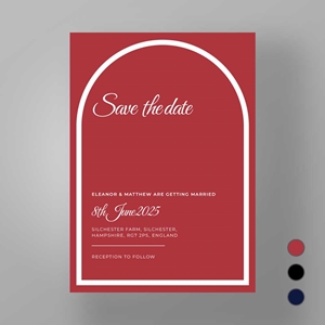 Show details for Modern Archway - Save the Dates