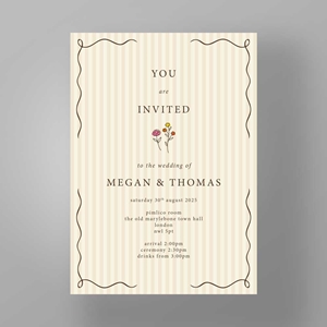 Show details for Maryleybone Muse - Wedding Invite