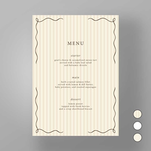 Show details for Marylebone Muse - Menus