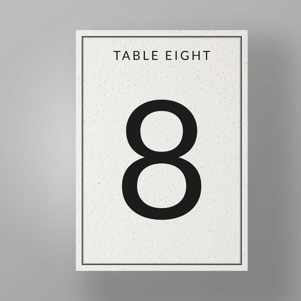 Show details for Granite Luxe - Table Numbers