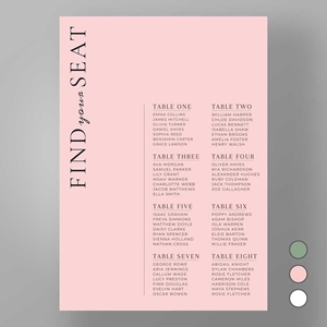 Show details for Kensington Edit - Table Plan