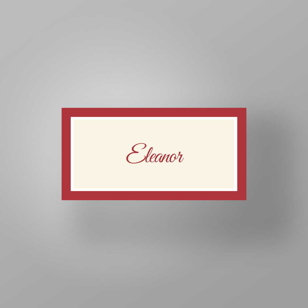 Show details for Ruby Arch - Place Card Names