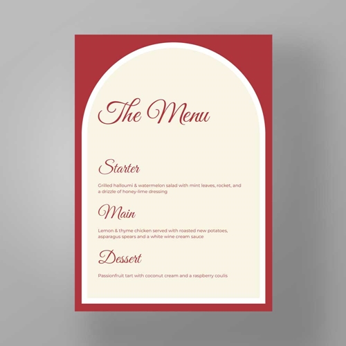 Show details for Ruby Arch - Menus